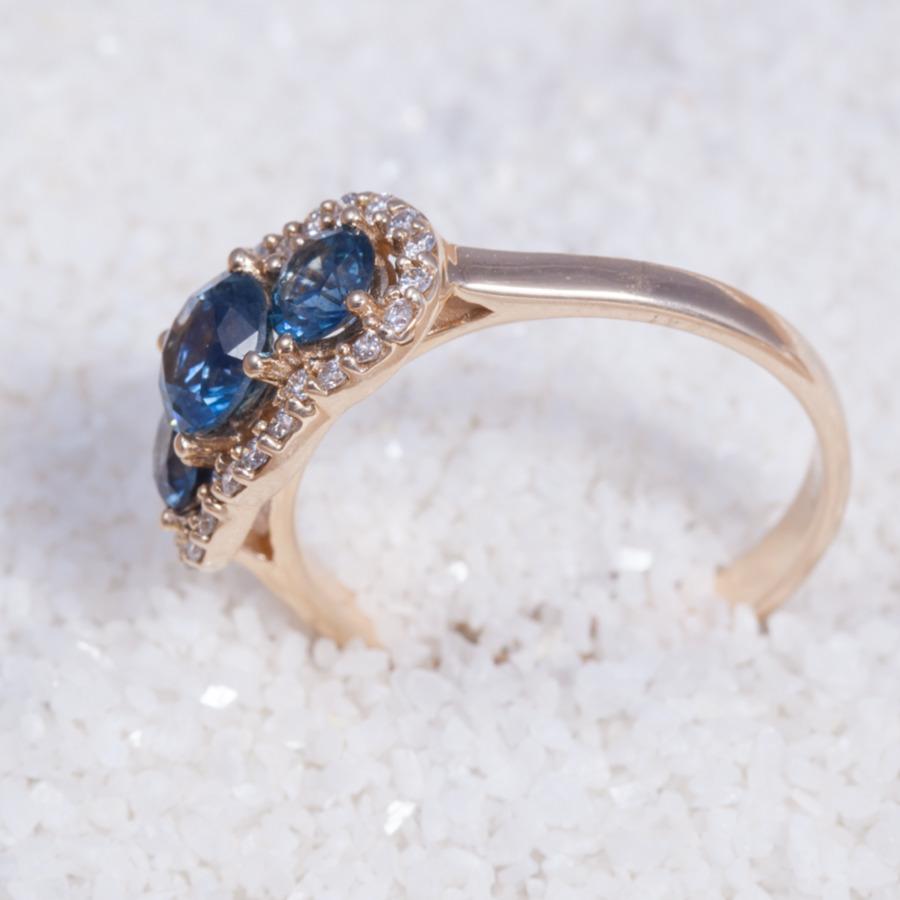 Blue Sapphire Ring Sapphire Gallery Philipsburg Montana Sapphires