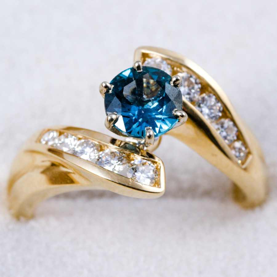 Blue Sapphire Ladies Ring | Sapphire Gallery | Philipsburg Montana ...